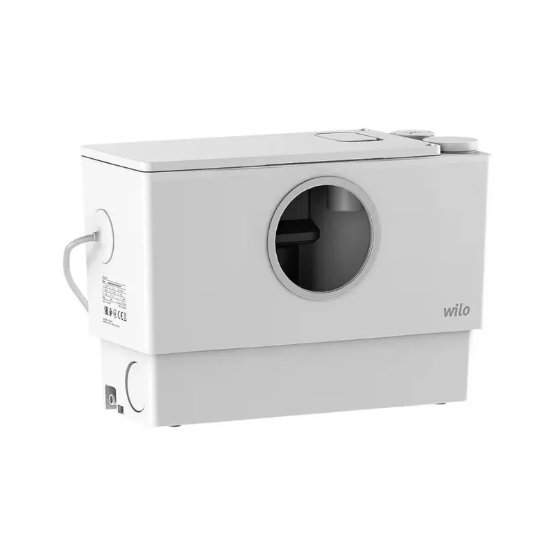 Biztonságos fizetés WILO Drainlift Mini3-XS/WC-EF, WC csatlakozással, +3 bekötéssel (6095128)