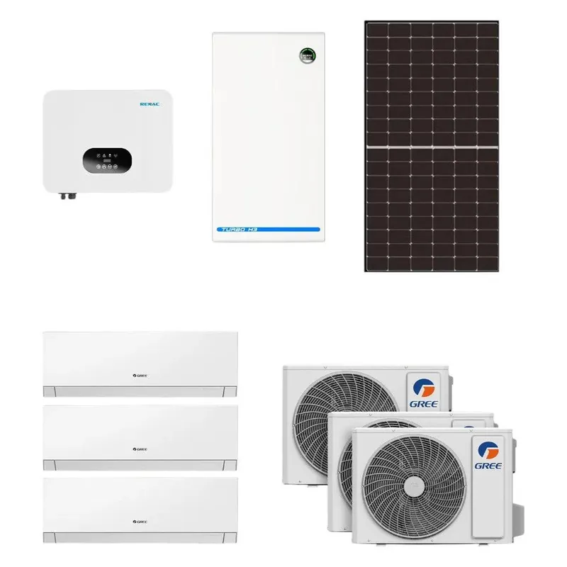 Kedvezmény Cool4U Solar XL csomag (28 db napelem, 10 kW inverter, 19 kW energiatároló és 3db 3,5kw klíma) (COOL4U-SOLAR-XL)