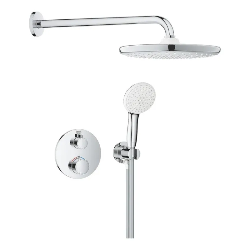 Grohe Grohtherm zuhanyrendszer falsík mögötti, Tempesta kézi és fejzuhannyal (1039960000) Ajánlat
