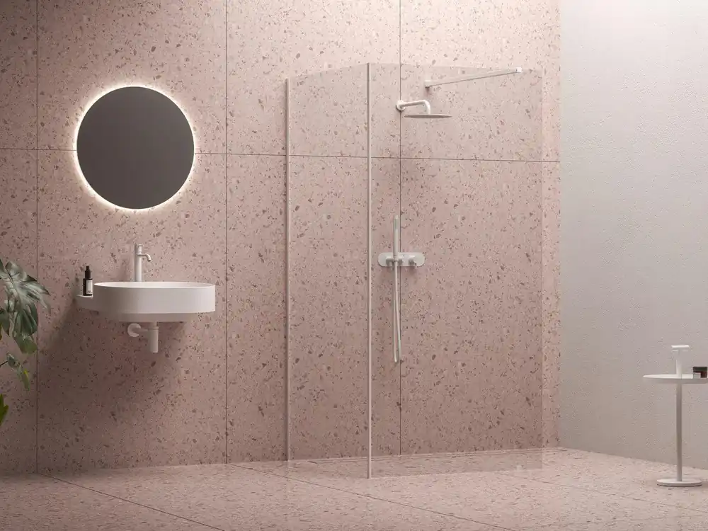 Szuper ajánlat Ravak Walk In Corner szett - 120/90 zuhanykabin Fehér matt+transparent, 1 merevítővel (GW1CG7E0SZ1)