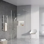 Ravak Walk In Wall szett - 150 zuhanykabin krómhatású+transparent, 1 merevítővel (GW9WP0C0SZ1) Kedvezményes ár