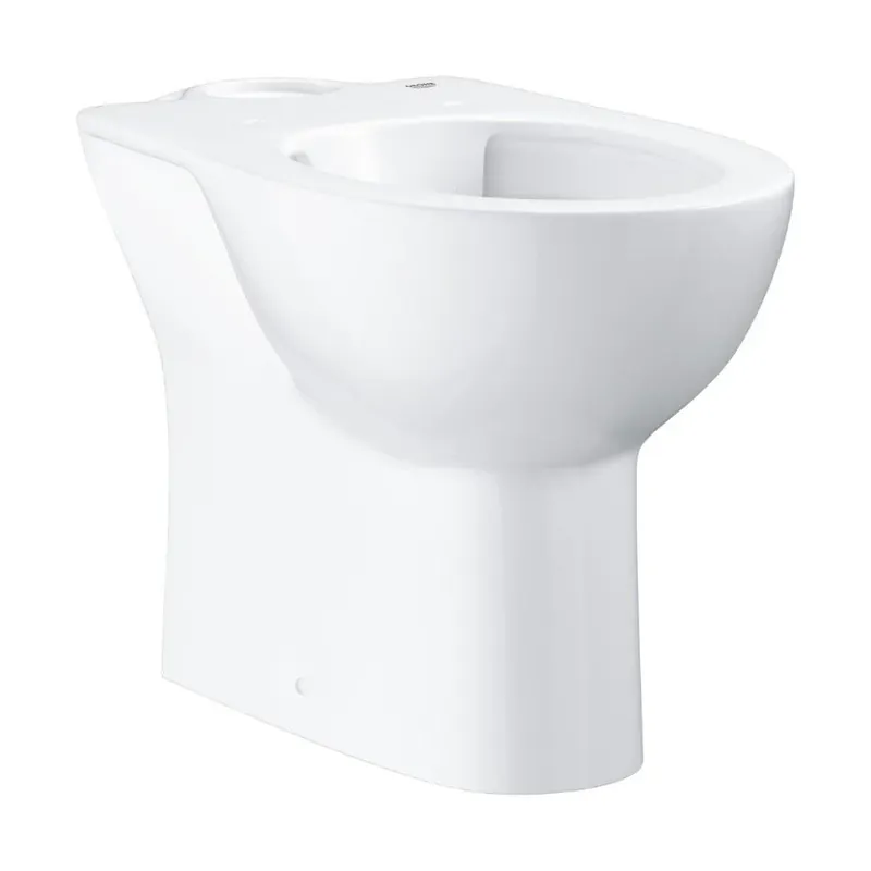 Exkluzív ajánlat Grohe Bau Ceramic WC csésze, álló, monoblokkos, mély öblítéses, hátsós, perem nélküli, falhoz szer. (39349000)