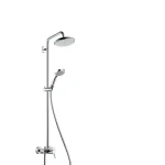 HANSGROHE Croma 220 Air 1jet Showerpipe egykaros csapteleppel Biztonságos vásárlás