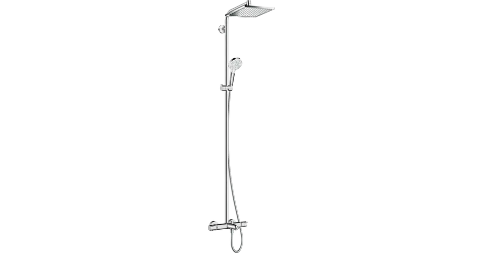 HANSGROHE Crometta E Showerpipe 240 1jet termosztáttal és kádtöltővel Expressz szállítás