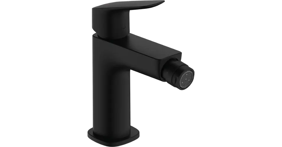 HANSGROHE Logis egykaros bidécsaptelep 110 Fine, automata lefolyógarnitúrával, matt fekete Csak ma