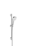 HANSGROHE Croma Select E zuhanyszett 1jet 65 cm-es zuhanyrúddal, fehér/króm Expressz szállítás