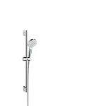 Biztonságos fizetés HANSGROHE Crometta 1jet Green 6 l/perc 0,65 m zuhanyszett, fehér/króm