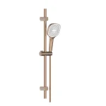 Csak ma KFA ARMATURA Malaga zuhanyszett zuhanyrúddal, szálcsiszolt rose gold