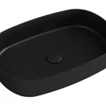 ISVEA Infinity Oval kerámia mosdó, 55×36 cm, fekete Ajánlat