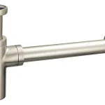 FERRO hengeres búraszifon G5/4"×32 mm, szálcsiszolt nikkel Olcsó