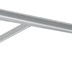 Expressz kézbesítés SAPHO mosdótartó konzol, 305×160×32 mm, acél