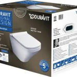 Szezonális akció DURAVIT DuraStyle öblítőperem nélküli Rimless fali WC-szett