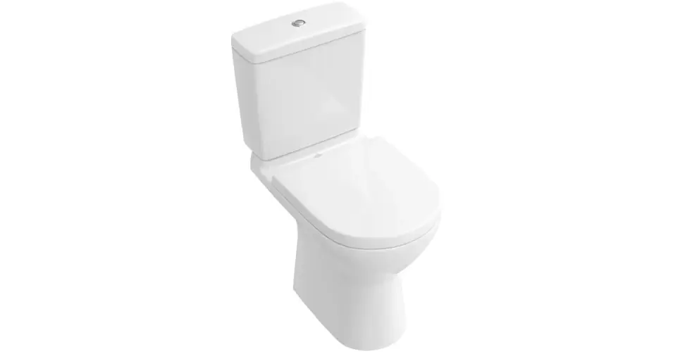 Csak ma VILLEROY & BOCH O.novo mélyöblítésű monoblokkos WC, álló, alpin fehér
