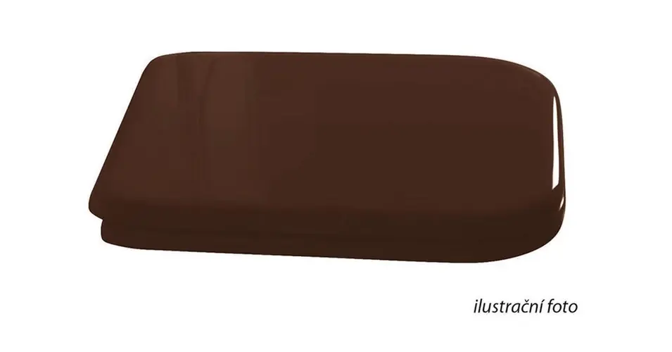 KERASAN Waldorf WC-ülőke, Soft Close, dió/króm pánt, tömör fa Olcsó