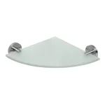 BEMETA Neo sarok üvegpolc, 244×55×244 mm, inox/matt Alacsony ár