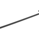 Legkelendőbb KFA ARMATURA Moza törölközőtartó rúd 60 cm, fekete