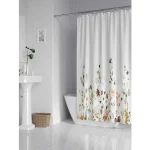 Alacsony ár Zuhanyfüggöny, textil 180x200 mm, Flowers