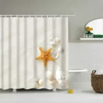 Zuhanyfüggöny, textil 180x200 mm, Csillag Utolsó esély