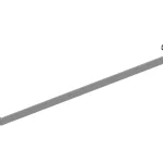Expressz kézbesítés KFA ARMATURA Moza törölközőtartó rúd 60 cm, gun metal
