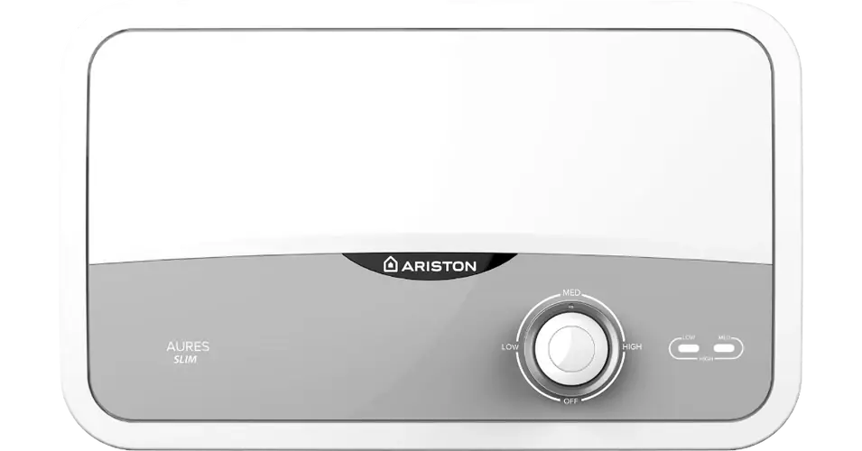 ARISTON Aures Slim S 5,5 SH EU 5,5 kW elektromos átfolyós vízmelegítő Népszerű