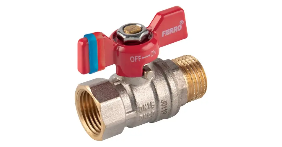 Legnépszerűbb FERRO F-Comfort golyóscsap pillangókarral 1" KB PN20