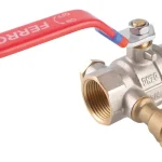 Szezonális akció FERRO F-Power golyóscsap lapátkarral, kézi légtelenítővel és dugóval 3/4" BB PN16
