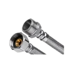INVENA acélborítású flexibilis bekötőcső 1/2"×1/2" KB 30 cm Akció