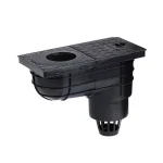 Expressz szállítás Kültéri víznyelő eresz bekötéssel, 110 mm