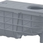 Akciós ár ALCA univerzális esővíz elvezető 300×155/110 mm, vízszintes, szürke