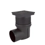 Olcsó Kültéri víznyelő öntöttvas ráccsal, 110 mm elfolyású