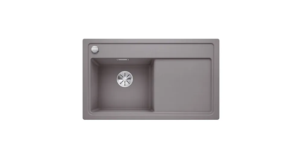 Blanco Zenar 45S Alumetál 860x510/190mm 1med+csep. Silgránit mosogató balos fa tartozék exc. 523842 Legkelendőbb