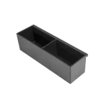 Konyhai fémrács PRATIKA 2 részes tároló 260x75x82mm Fekete Újdonság