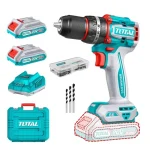 Kiárusítás TOTAL Fúró-csavarozógép kefe nélküli - 2x2Ah 2000prn/66Nn/P20S/ koffer+töltő