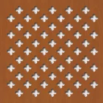 Perforált lemez Laccato-Hdf Fiore perforációval 344 Cseresznye 1400x510x3mm Krono Biztonságos fizetés