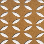 Perforált lemez Grezzo natur Hdf FARFALLE perforációval 1520x605x3mm Végkiárusítás