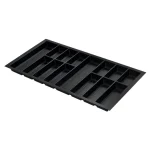 Evőeszköztartó Classico Kristall softTouch 100 (922x474 mm) fekete Azonnali szállítás