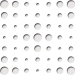 Nézd meg most Perforált lemez Laccato-Hdf VEGA perforációval Krono 101 Fehér 1400x510x3mm