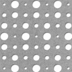 Perforált lemez Fekete MDF5 ARIEL perforációval 1218x608x5mm Exkluzív ajánlat