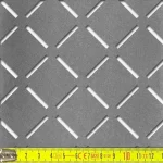 Perforált lemez Fekete MDF5 MILANO perforációval 1218x608x5mm Vedd meg online