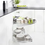 Outlet Kesseböhmer LeMans II ARENA style 450mm balos 25kg/polc Króm-Fehér + Tengely