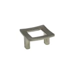 Vásárlói kedvenc Bútorfogantyú Frame gomb 32mm Nemesacél Tulip