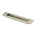 Utolsó esély Fogantyú UZ-E6-160-06 Inox tolóajtó kagyló süllyesztett nikkel