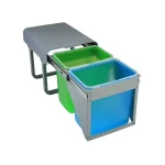 Exkluzív ajánlat EKOTECH - Beépíthető hulladékgyűjtő EKKO FRONT 40 - 2x16 liter