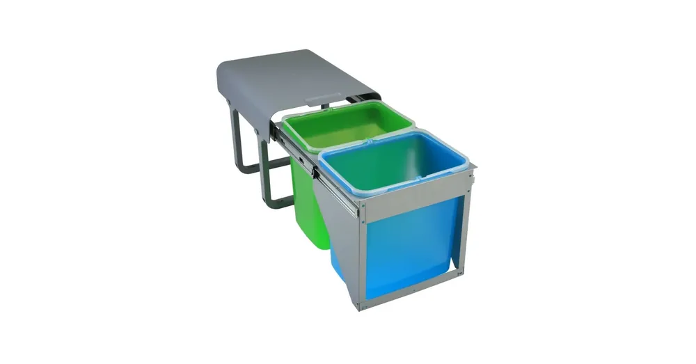 Exkluzív ajánlat EKOTECH - Beépíthető hulladékgyűjtő EKKO FRONT 40 - 2x16 liter