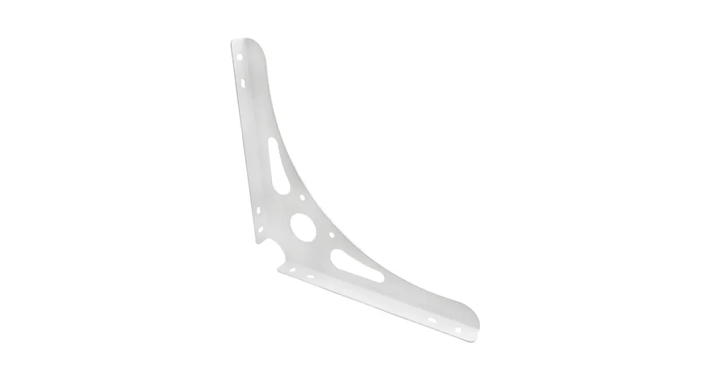 Metall fali konzol Sarok konzol 20x20cm Fehér Kedvezmény