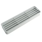 Biztonságos fizetés Ajtó Szellőzőrács Fehér műanyag 315 x 83 mm