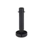 Szekrényláb HETTICH 61853 Korrekt láb 150mm fekete Szuper akció