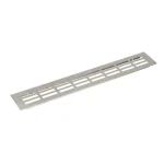 Szellőzőrács 80x400mm Nemesacél imitáció Olcsó