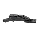 Blum C 71B4500C Clip top 110°-os Cristallo FEKETE üvegajtópánt beépített fékkel Exkluzív ajánlat