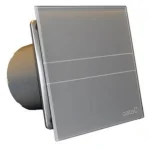 Cata E-100MST ventilátor metakrilát előlappal, utószellőztető funkcióval, szürke Prémium
